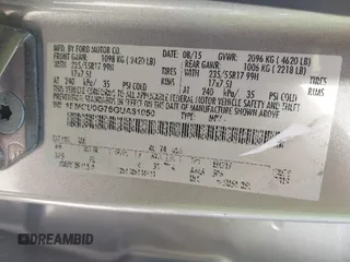 2016 Ford Escape SE z VIN 1FMCU0G76GUA61050, wystawiony jako IAAI lot #42171320 z przebiegiem Nie podano mil oraz . Historia ofert i sprzedaży dostępna na DreamBid. Obrazek 9.