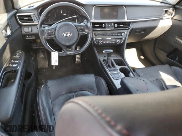 2017 Kia Optima SX with VIN 5XXGW4L2XHG137491, listed as a Copart auction lot 42572805 with 104,323 mi miles and Salvage title. Bid and sale history available at DreamBid. Image 8.