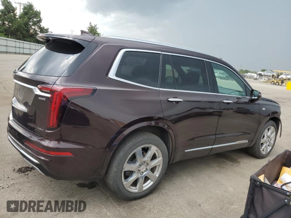 2020 Cadillac XT6 AWD Premium Luxury with VIN 1GYKPDRS0LZ134789, listed as a Copart auction lot 60782245 with 61,138 mi miles and Salvage title. Bid and sale history available at DreamBid. Image 3.
