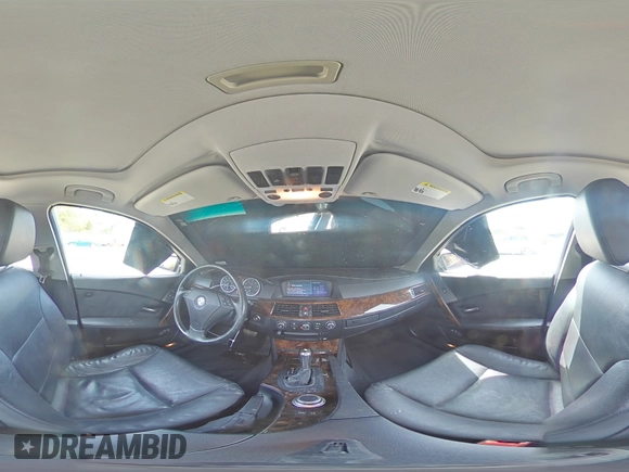 2007 BMW 5 Series 530xi with VIN WBANF73517CY17309, listed as a Copart auction lot 52692025 with 90,817 mi miles and Salvage title. Bid and sale history available at DreamBid. Image 13.