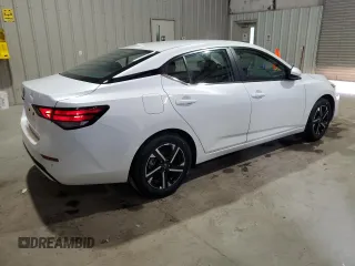 2025 Nissan Sentra SV z VIN 3N1AB8CV8SY208384, wystawiony jako Copart lot #59126745 z przebiegiem 3 864 mil mil oraz Szkoda całkowita • Salvage title. Historia ofert i sprzedaży dostępna na DreamBid. Obrazek 3.