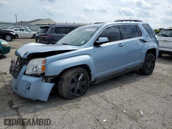 2014 GMC Terrain SLE z VIN 2GKALREK5E6319570, wystawiony jako Copart lot #58217445 z przebiegiem Nie podano mil oraz Szkoda całkowita • Salvage title. Historia ofert i sprzedaży dostępna na DreamBid. Obrazek 1.
