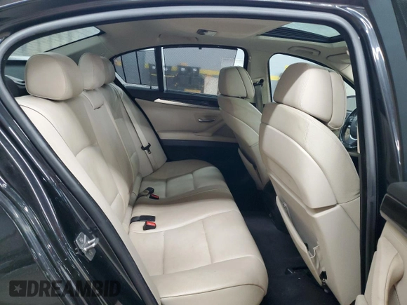 2011 BMW 5 Series 535i with VIN WBAFR7C58BC801354, listed as a Copart auction lot 50612135 with 164,237 mi miles and Salvage Title. Bid and sale history available at DreamBid. Image 10.