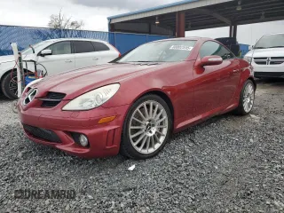 2005 Mercedes-Benz SLK-Class 5.5L AMG with VIN WDBWK73F75F049308, listed as a Copart auction lot 88802595 with 0 mi miles and Non Repairable. Bid and sale history available at carsss.com. Image 1.