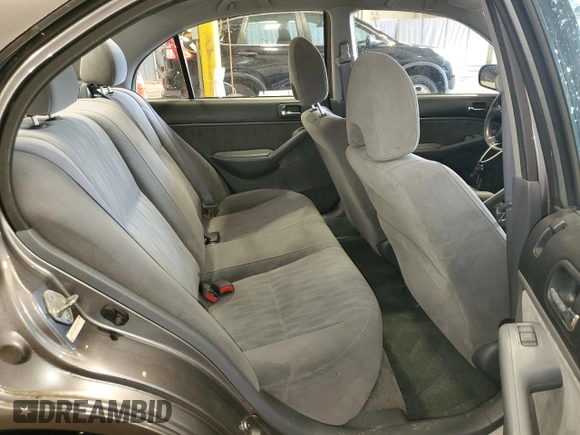 2005 Honda Civic LX with VIN 2HGES16545H504239, listed as a Copart auction lot 53950195 with 183,814 mi miles and Salvage Title. Bid and sale history available at DreamBid. Image 10.