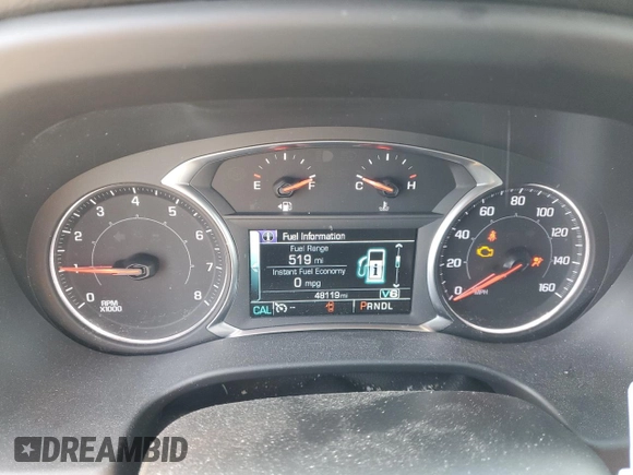 2019 GMC Acadia SLT with VIN 1GKKNULSXKZ254333, listed as a Copart auction lot 51206995 with 48,119 mi miles and Salvage Title. Bid and sale history available at DreamBid. Image 9.