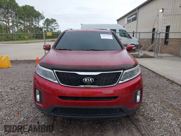 2014 Kia Sorento LX with VIN 5XYKT4A63EG493443, listed as a IAAI auction lot 42086216 with 126,482 mi miles. Bid and sale history available at carsss.com. Image 6.