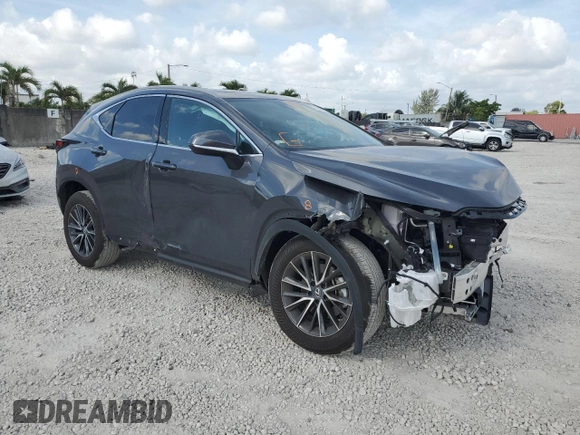 2023 Lexus NX with VIN 2T2GDCAZ3PC003424, listed as a Copart auction lot 47798813 with 2,163 mi miles. Bid and sale history available at carsss.com. Image 4.
