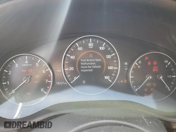 2023 Mazda 3 S Preferred with VIN 3MZBPACM6PM381186, listed as a Copart auction lot 45053605 with 18,321 mi miles and Clean Title. Bid and sale history available at DreamBid. Image 9.