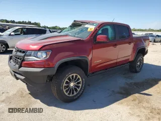2020 Chevrolet Colorado 4WD ZR2 z VIN 1GCGTEENXL1201197, wystawiony jako Copart lot #53338745 z przebiegiem Nie podano mil oraz Szkoda całkowita • Salvage title. Historia ofert i sprzedaży dostępna na DreamBid. Obrazek 1.