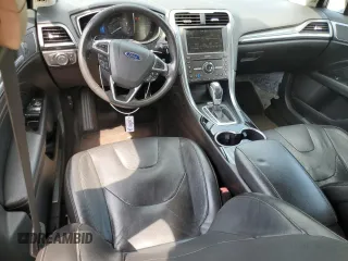 2016 Ford Fusion Titanium with VIN 3FA6P0D91GR108240, listed as a Copart auction lot 57614835 with 143,316 mi miles and Salvage title. Bid and sale history available at DreamBid. Image 8.