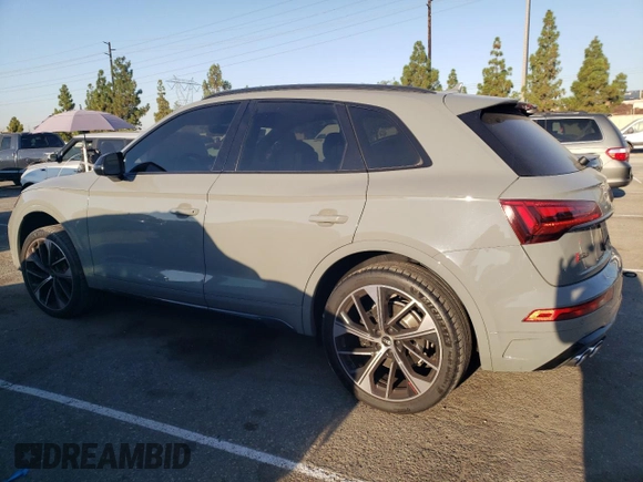 2021 Audi SQ5 Premium Plus with VIN WA1B4AFY0M2038350, listed as a Copart auction lot 70038294 with 31,724 mi miles and Salvage Title. Bid and sale history available at DreamBid. Image 2.