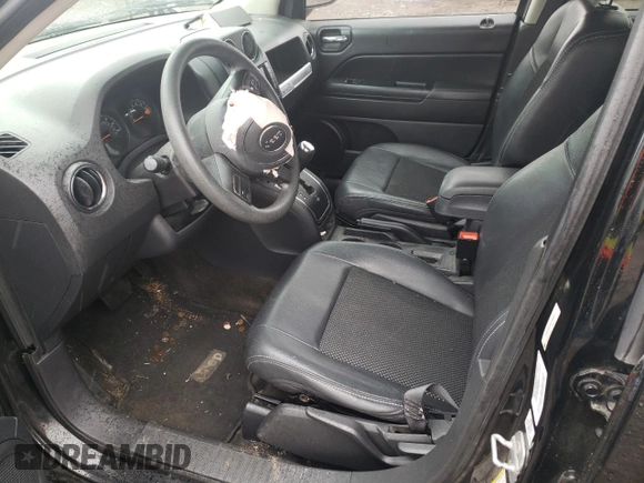 2014 Jeep Compass Altitude with VIN 1C4NJCBA5ED764002, listed as a Copart auction lot 50450143 with 0 mi miles and Salvage Title. Bid and sale history available at carsss.com. Image 7.