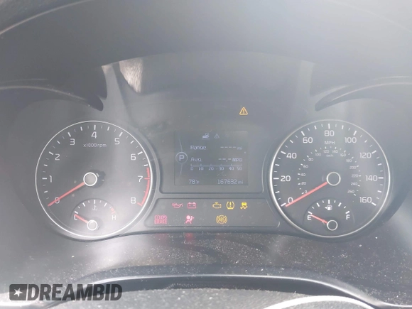 2018 Kia Optima LX with VIN 5XXGT4L37JG207956, listed as a IAAI auction lot 42121234 with 167,632 mi miles. Bid and sale history available at carsss.com. Image 7.