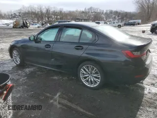 2023 BMW 3 Series 330i xDrive with VIN 3MW89FF09P8D76308, listed as a Copart auction lot 45942695 with 0 mi miles and Salvage Title. Bid and sale history available at carsss.com. Image 2.