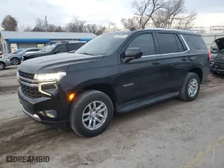 2021 Chevrolet Tahoe LS with VIN 1GNSKMKD3MR163423, listed as a Copart auction lot 84880594 with 119,407 mi miles and Salvage Title. Bid and sale history available at carsss.com. Image 1.