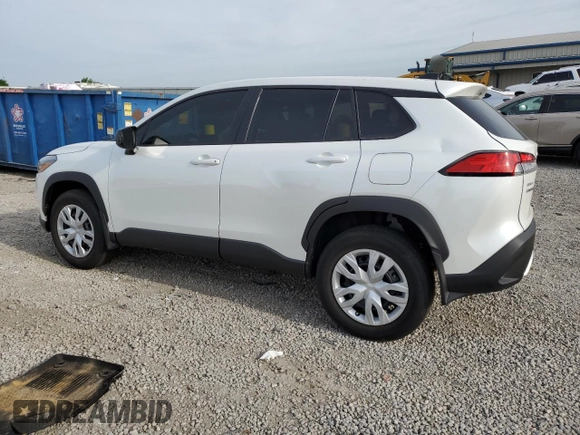 2023 Toyota Corolla Cross L with VIN 7MUAAABG1PV045317, listed as a Copart auction lot 55485385 with 30,626 mi miles and Non repairable. Bid and sale history available at DreamBid. Image 2.