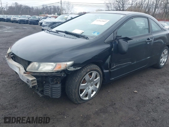 2010 Honda Civic Cpe LX with VIN 2HGFG1B65AH506256, listed as a IAAI auction lot 41942862 with 142,683 mi miles. Bid and sale history available at carsss.com. Image 6.