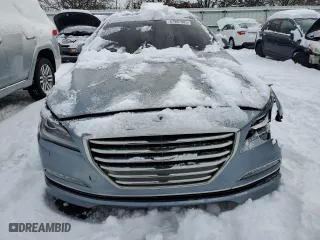 2016 Hyundai Genesis 3.8L with VIN KMHGN4JE5GU109960, listed as a Copart auction lot 87997985 with 83,149 mi miles and Salvage Title. Bid and sale history available at carsss.com. Image 5.