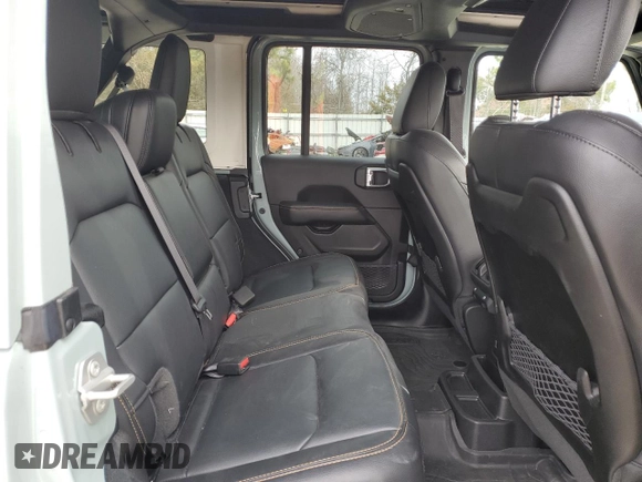 2024 Jeep Wrangler Sahara with VIN 1C4PJXENXRW153777, listed as a Copart auction lot 46066605 with 16,707 mi miles and Salvage Title. Bid and sale history available at DreamBid. Image 10.