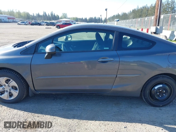 2013 Honda Civic Cpe LX with VIN 2HGFG3B5XDH502386, listed as a IAAI auction lot 42068372 with 204,360 mi miles. Bid and sale history available at carsss.com. Image 14.