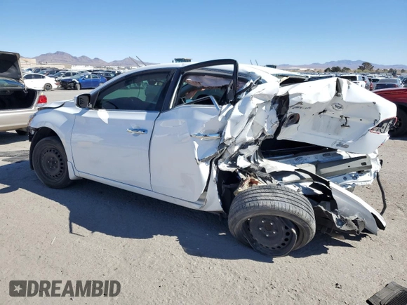 2019 Nissan Sentra S with VIN 3N1AB7AP2KY390081, listed as a Copart auction lot 47303135 with 124,376 mi miles and Salvage Title. Bid and sale history available at carsss.com. Image 2.