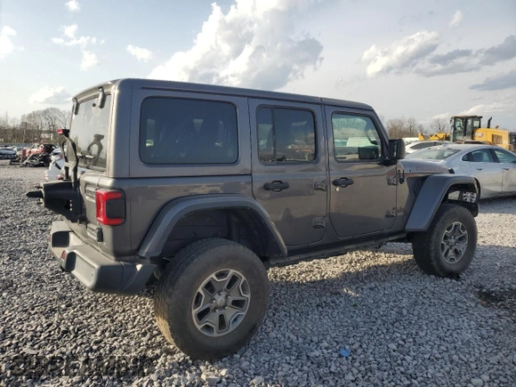 2020 Jeep Wrangler Unlimited Rubicon with VIN 1C4HJXFN3LW342670, listed as a Copart auction lot 46585355 with 19,569 mi miles and Salvage title. Bid and sale history available at DreamBid. Image 3.