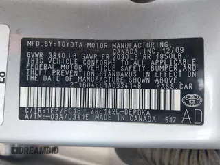 2010 Toyota Corolla with VIN 2T1BU4EE1AC334148, listed as a IAAI auction lot 42518105 with 151,913 mi miles and . Bid and sale history available at DreamBid. Image 9.