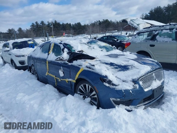 2019 Lincoln MKZ Reserve II with VIN 3LN6L5F99KR631770, listed as a IAAI auction lot 41593889 with 47,837 mi miles and . Bid and sale history available at DreamBid. Image 1.