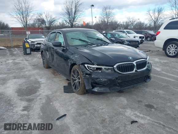 2022 BMW 3 Series 330i xDrive with VIN 3MW5R7J02N8C24349, listed as a IAAI auction lot 41441931 with 45,768 mi miles. Bid and sale history available at carsss.com. Image 6.