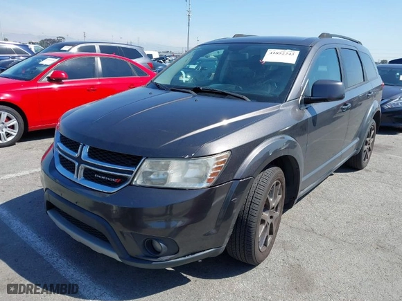2014 Dodge Journey SXT with VIN 3C4PDCBB7ET164214, listed as a IAAI auction lot 41852243 with 213,439 mi miles. Bid and sale history available at carsss.com. Image 2.