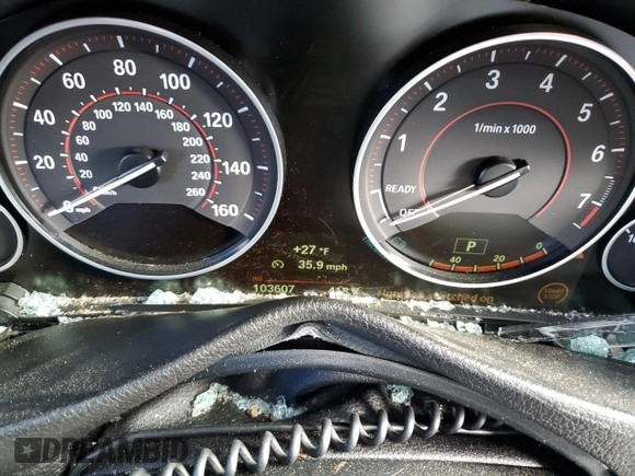 2015 BMW 4 Series 435i xDrive with VIN WBA4B3C50FGV48629, listed as a Copart auction lot 86322814 with 103,607 mi miles and Salvage Title. Bid and sale history available at DreamBid. Image 9.