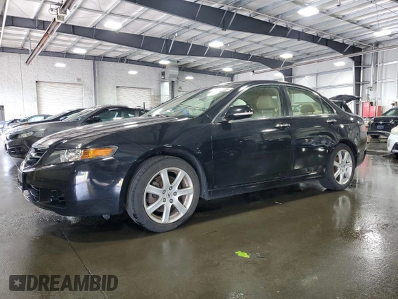 2004 Acura TSX with VIN JH4CL96894C040733, listed as a Copart auction lot 60874425 with 233,037 mi miles and Salvage title. Bid and sale history available at DreamBid. Image 1.