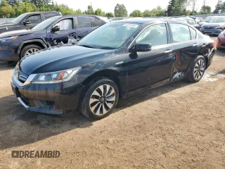2014 Honda Accord EX-L with VIN 1HGCR6F58EA003112, listed as a Copart auction lot 65281944 with 76,500 mi miles and Salvage Title. Bid and sale history available at DreamBid. Image 1.