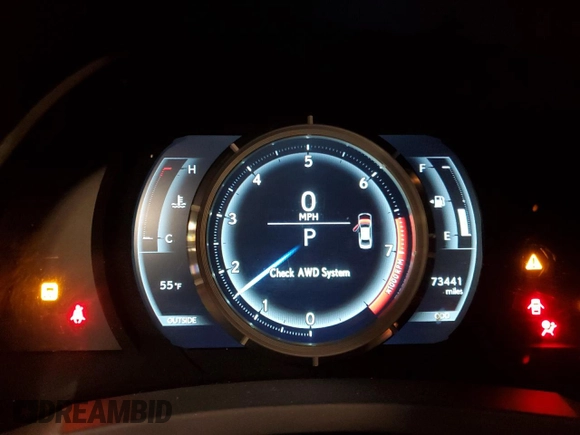 2015 Lexus IS 250 with VIN JTHCF1D29F5028726, listed as a Copart auction lot 49328245 with 73,441 mi miles and Non Repairable. Bid and sale history available at DreamBid. Image 9.