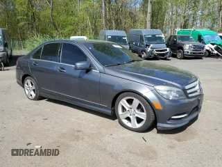 2011 Mercedes-Benz C 300 Sport with VIN WDDGF8BB9BR165933, listed as a Copart auction lot 55478725 with 135,734 mi miles and Salvage title. Bid and sale history available at DreamBid. Image 4.
