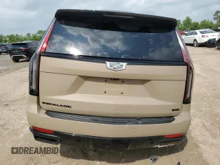 2024 Cadillac Escalade 4WD Sport with VIN 1GYS4FKL9RR311565, listed as a Copart auction lot 54236255 with 9,505 mi miles and Salvage title. Bid and sale history available at DreamBid. Image 6.