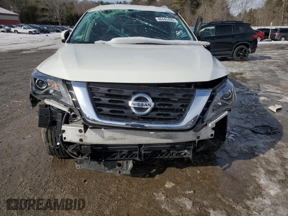 2020 Nissan Pathfinder S with VIN 5N1DR2AM0LC644004, listed as a Copart auction lot 46445495 with 36,857 mi miles and Salvage Title. Bid and sale history available at carsss.com. Image 5.