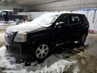 2017 GMC Terrain SLE with VIN 2GKFLSEK6H6292655, listed as a Copart auction lot 43395645 with NaN miles and Salvage Title. Bid and sale history available at carsss.com. Image 1.