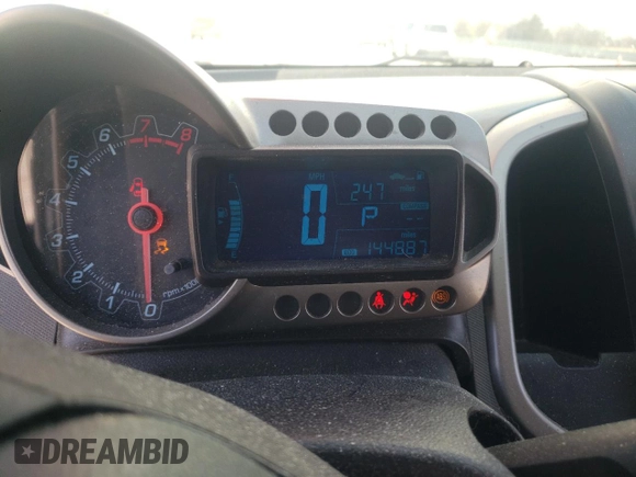 2014 Chevrolet Sonic LT with VIN 1G1JC5SH3E4112361, listed as a Copart auction lot 50637755 with 144,887 mi miles and Clean Title. Bid and sale history available at DreamBid. Image 9.