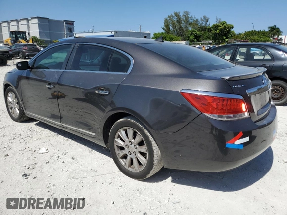 2013 Buick LaCrosse Leather with VIN 1G4GC5ER0DF170092, listed as a Copart auction lot 57487305 with 198,185 mi miles and Clean title. Bid and sale history available at DreamBid. Image 2.