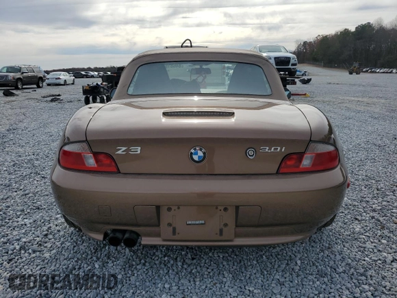 2001 BMW Z3 3.0 z VIN WBACN53491LJ55878, wystawiony jako Copart lot #84681544 z przebiegiem 106 059 mil mil oraz Czysty tytuł • Clean title. Historia ofert i sprzedaży dostępna na DreamBid. Obrazek 6.