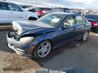 2011 Mercedes-Benz C-Class C 300 Sport with VIN WDDGF5EB1BA443104, listed as a IAAI auction lot 41513542 with 98,163 mi miles. Bid and sale history available at carsss.com. Image 2.