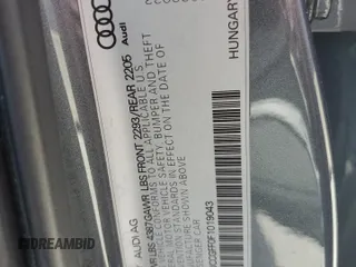 2015 Audi A3 1.8T Premium Plus with VIN WAUCCGFF0F1019043, listed as a Copart auction lot 53915025 with 83,169 mi miles and Clean Title. Bid and sale history available at carsss.com. Image 12.