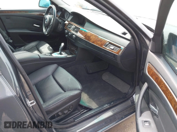 2008 BMW 5 Series 528i with VIN WBANU53568CT12796, listed as a IAAI auction lot 41770042 with 118,516 mi miles and . Bid and sale history available at carsss.com. Image 5.