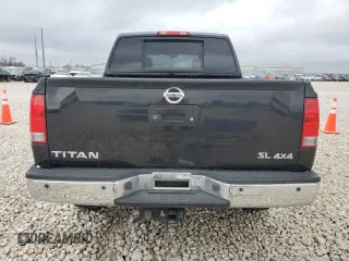 2013 Nissan Titan Pro-4X with VIN 1N6BA0ECXDN313300, listed as a Copart auction lot 46987125 with 174,432 mi miles and Salvage title. Bid and sale history available at DreamBid. Image 6.