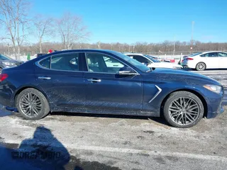2019 Genesis G70 2.0T Advanced with VIN KMTG64LA0KU036566, listed as a IAAI auction lot 41263302 with 23,331 mi miles. Bid and sale history available at carsss.com. Image 13.