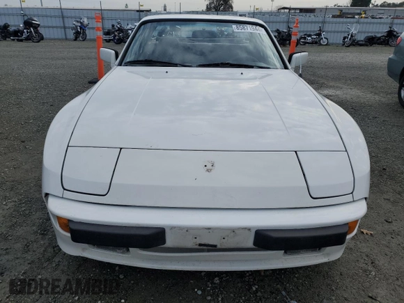 1984 Porsche 944 with VIN WP0AA0944EN453622, listed as a Copart auction lot 85871944 with 92,382 mi miles and Salvage Title. Bid and sale history available at DreamBid. Image 5.