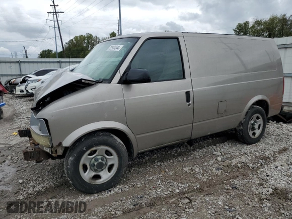 2003 Chevrolet Astro Cargo z VIN 1GCDM19X93B106080, wystawiony jako Copart lot #82596524 z przebiegiem 144 865 mil mil oraz Szkoda całkowita • Salvage title. Historia ofert i sprzedaży dostępna na DreamBid. Obrazek 1.