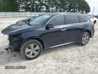 2020 Acura MDX with VIN 5J8YD4H3XLL056609, listed as a Copart auction lot 57651005 with 45,821 mi miles and Salvage title. Bid and sale history available at DreamBid. Image 1.